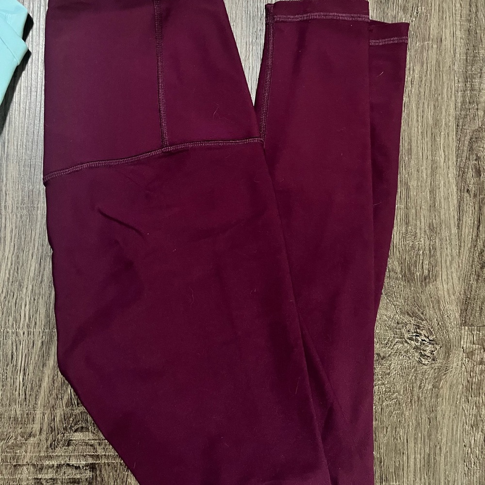 Burgundy/plum old navy Leggings